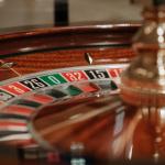 A European Roulette wheel with only a single "0" flanked by a black "26" and a red "32", and without a double-zero pocket