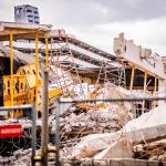 One hurt in a partial roof collapse during construction work on the Kronenburg shopping center in Arnhem, 10 July 2025