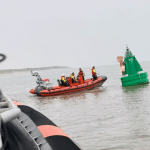 Naked and freezing man rescued from a buoy near Vlieland, July 2025 