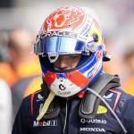 Max Verstappen (Red Bull Racing) at the Hungaroring following the Hungarian Grand Prix. Verstappen finished in ninth place.
