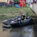 Onlookers watch from a bridge in Amsterdam-Zuidoost as police search for evidence in the murder of Lisa, a 17-year-old killed while biking home to Abcoude. 26 Aug. 2025