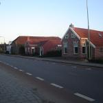 Main street Hoofdstraat of Midwolda, municipality of Scheemda