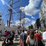 Crowds at Sail-Out festival in Amsterdam, August 24, 2025