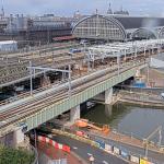 A gloomy day at Amsterdam Central Station, 1 August 2025