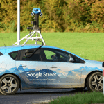 A Google Street View car