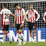 Ivan Perisic of PSV Eindhoven reacts after trailing 0-3 against Royale Union Saint-Gilloise in the UEFA Champions League at Philips Stadion, Eindhoven, September 16, 2025.