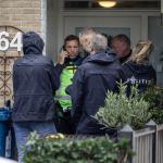 Police at a home in Alkmaar after three bodies were found on September 17, 2025.