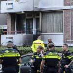 Firefighters and police at the scene of an apartment explosion on Hengelolaan in The Hague, where 1 person was killed, and 12 others were hurt. 19 Sept. 2025