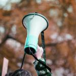 A megaphone