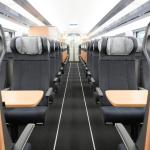 The interior of the ICE 3neo trains set to run through the Amsterdam-Berlin route.