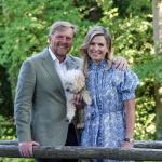 King Willem-Alexander and Queen Maxima during their summer photo shoot in the gardens of Huis ten Bosch palace, 30 June 2025