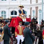 Budget Day 2024: The Royal procession on its way from Noordeinde Palace to the Koninklijke Schouwburg