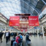 Virgin announces a high speed train connection between London and Paris, Brussels, and Amsterdam at  London St Pancras International. 30 October 2025