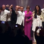 The team from De Librije celebrates keeping its three Michelin Stars months after the death of head chef and co-founder, Jonnie Boer. 6 October 2025