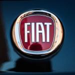 Fiat badge on a car.
