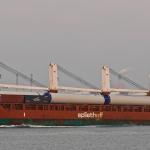  Dutch cargo ship MV Minervagracht, owned by Amsterdam-based Spliethoff.