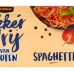 Gluten free spaghetti that is being recalled by Jumbo for having too much gluten