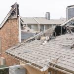 Roofs after an explosion