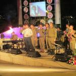 Chief IDF Cantor Shai Abramson (front) with the IDF Rabbinate Choir, Oct. 2, 2016.