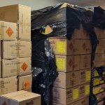 Illegal fireworks discovered at a warehouse on the Basisweg, Amsterdam-West, December 4, 2025.