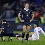 Mathis Suray (C) of Go Ahead Eagles looks on after the UEFA Europa League league phase match between Olympique Lyonnais and Go Ahead Eagles, in Lyon, France, 11 December 2025. Lyon won 2-1. 