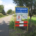 Hengevelde city limit sign