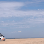 Dutch police car on Terschelling 