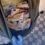 A portion of the €41,000 in cash police found when patting down a suspect in Rotterdam. 26 Jan. 2026
