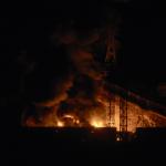 Fire rises at Fort Tiuna, Venezuela’s largest military complex, following a series of explosions in Caracas on January 3, 2026.