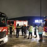 Emergency services at Hal22 on Zonnebaan in Utrecht, a sports center that partially collapsed under a thick layer of snow. 7 January 2026