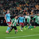 Abde Ezzalzouli eaders Betis second goal during the UEFA Europa League 25/26 match between Real Betis and Feyenoord at the Estadio La Cartuja in Sevilla, Spain