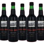 Full red bottles of wine, recalled by the NVWA and Dutch supermarkets on January 28, 2026.