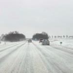 Snowdrifts forced the closure of the N46 in parts of Groningen. 9 Jan. 2026