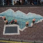 Monument as a reminder of the fire in Volendam in the new year's night of 2000 to 2001.