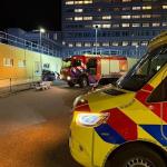 Emergency services at the scene of a fatal accident at the Zuyderland hospital in Kerkrade, 15 January 2026