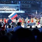 Opening ceremony of the 21st Olympic Winter Games, Vancouver, British Columbia, February 12, 2010.