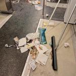 Carnivalgoers left trains operated by Nederlandse Spoorwegen littered with trash. 14, 2026.