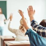 Students in class