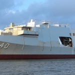 The Belgian M940 Oostende under construction in France, October 2023