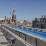 View from the rooftop pool at the W Hotel Amsterdam debut in 2015