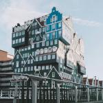 The Inntel Hotels Amsterdam Zaandam, a stacked-design landmark in Noord-Holland. 2018