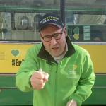 Hart voor Den Haag party leader Richard de Mos in a last push to boost voter turnout during the 2026 City Council elections. 18 Mar. 2026