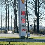 A petrol station in Rutten, Flevoland, selling E10 gasoline for €2.389 per liter, and diesel for €2.369, less than a week after U.S. and Israeli airstrikes in Iran caused prices to start spiking higher. 5 March 2026