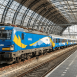 GoVolta train at Amsterdam Central Station