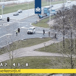 The police closed the Vinkeveen offramp on the A2 highway coming from Amsterdam over a bomb threat directed at a local prison director, 24 March 2026
