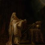 Vision of Zacharias in the Temple (1633) by Rembrandt van Rijn.
