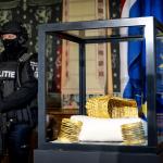 The stolen Dacia gold treasures from Romania, including the Cotofenesti helmet, were recovered 14 months later, and unveiled by police at the Drents Museum. 2 April 2026
