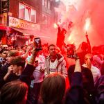 PSV title sparks massive street party in Eindhoven as fans flood city center. April 5, 2026