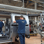 A vehicle being assembled at a Stellantis factory in France, 27 October 2022