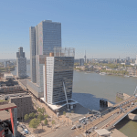 Clear skies over the Erasmus Bridge in Rotterdam, 30 April 2026